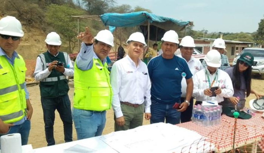 MIDAGRI supervisa avances en la rehabilitación de bocatoma La Peña en Tumbes