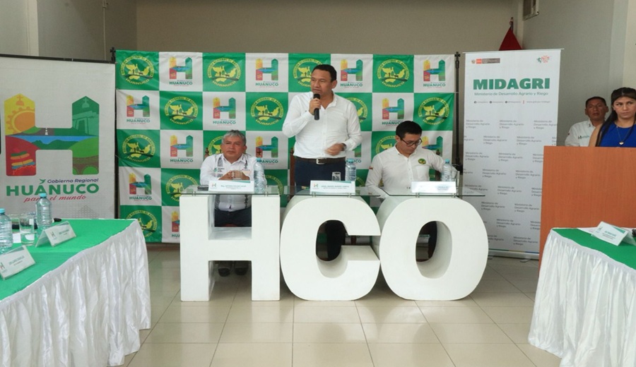 Gobierno potenciará el sector agrario en Huánuco con sistemas de riego y proyectos productivos de la papa nativa, café y ganadería